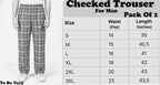 Men Checked Pajama Trousers – Comfortable Cotton Sleepwear & Home Wear Trouser for Men and Boys Soft Relax Fit Lounge Pants ( Random Color Random Print)