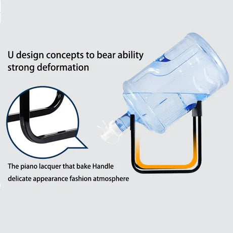 Portable Strong Water Dispenser Bottle Stand with Nozzle Tap (Random color)