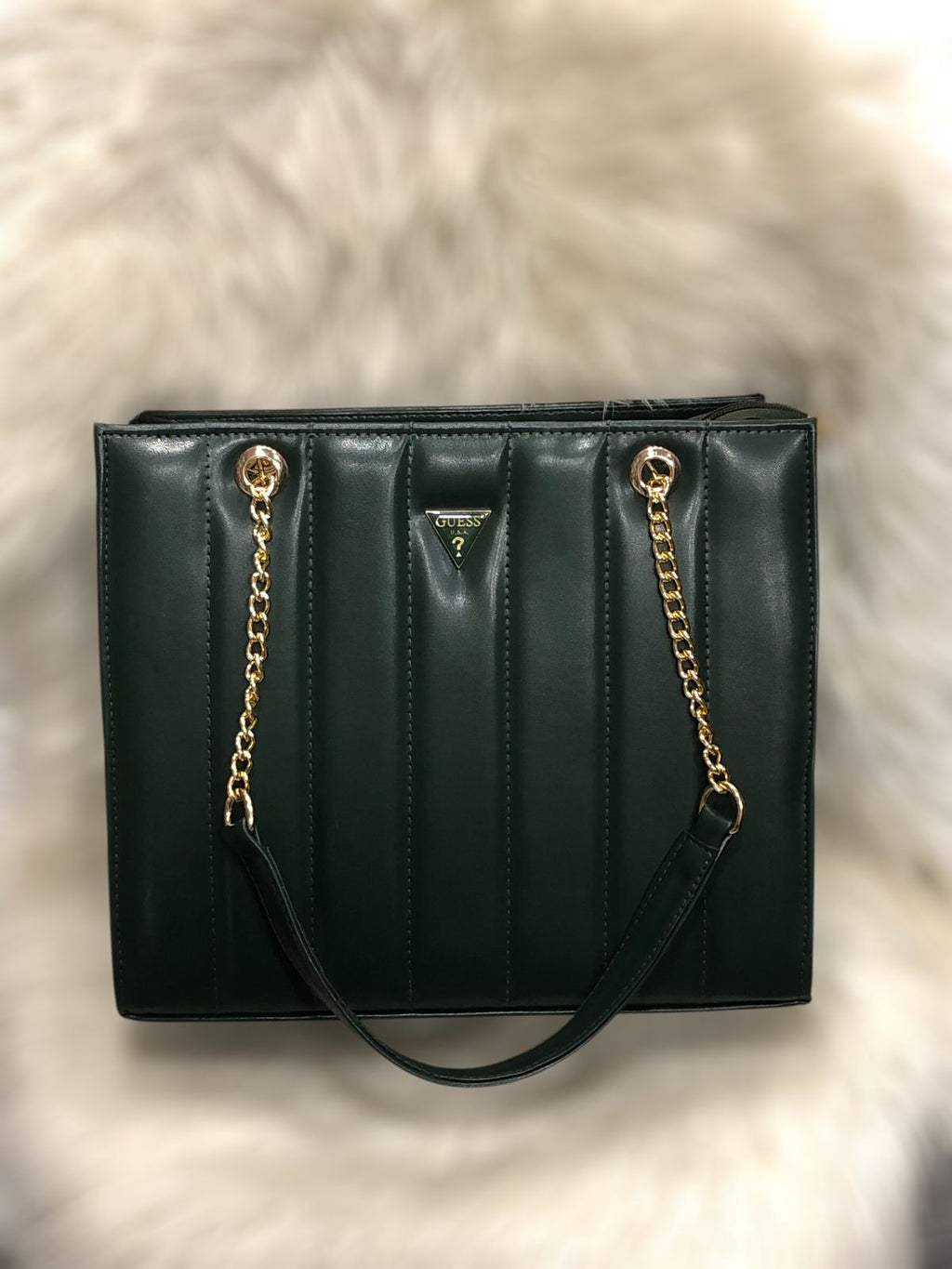 Guess Handbag 13x11 Inches Elegant Chain Strap Designer Bag