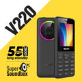 Villaon V220 2.4 Inch QQVGA Dual SIM PTA Approved Mobile With 2500mAh Battery 0.8MP Camera (Random Color)