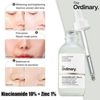 The Ordinary Niacinamide Serum 10% + Zinc 1% Supersize Serum [Buy 1 Get 1 Free] | Best Quality Serum 30ML