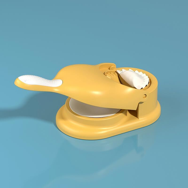 2 in 1 Dumpling Wrapper Tool Food Grade Manual Dumpling Maker Mold - Without Box (Random color)