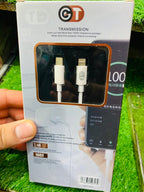 GT Type C to IPhone Fast Charging Cable Lightning USB-C Charger Cable