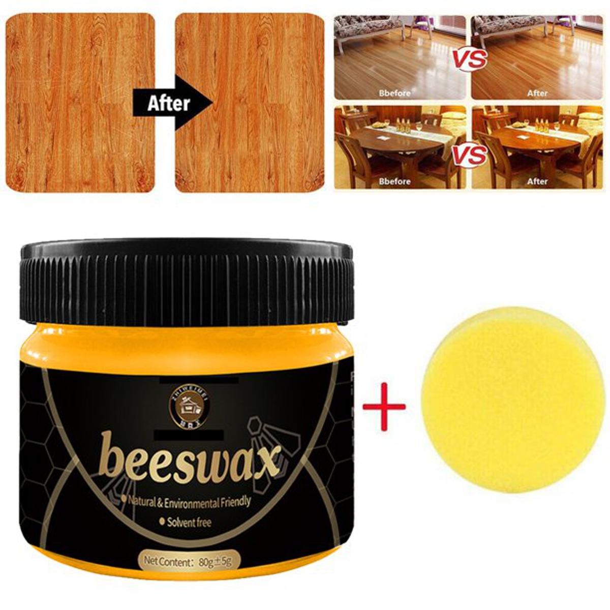 Mintiml Natural Beewax Wood Polish | Multi‑Purpose Furniture Care | Restores & Protects