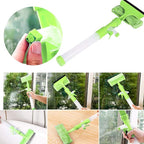 3 in 1 Fiber Wiper Sprayer  Wash, Wipe and Soak | Window Squeegee Kit, Cleaning Tool with Detachable Microfiber Cloth Rubber Scraper &amp; Sprayer, Portable Window Cleaner Combo for Car, (Random color)