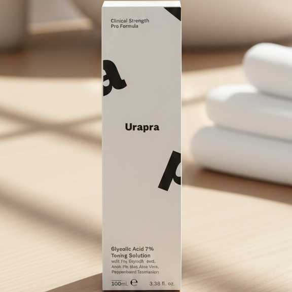 Urapra Glycolic Acid 7% Toning Solution – Gentle Exfoliation & Radiant Glow, 100ml