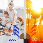 Two-Sided Door Draft Stopper (Pack of 4) Weather Stripping Window Breeze Blocker Adjustable Door Sweeps, Dark Brown (38 inches)