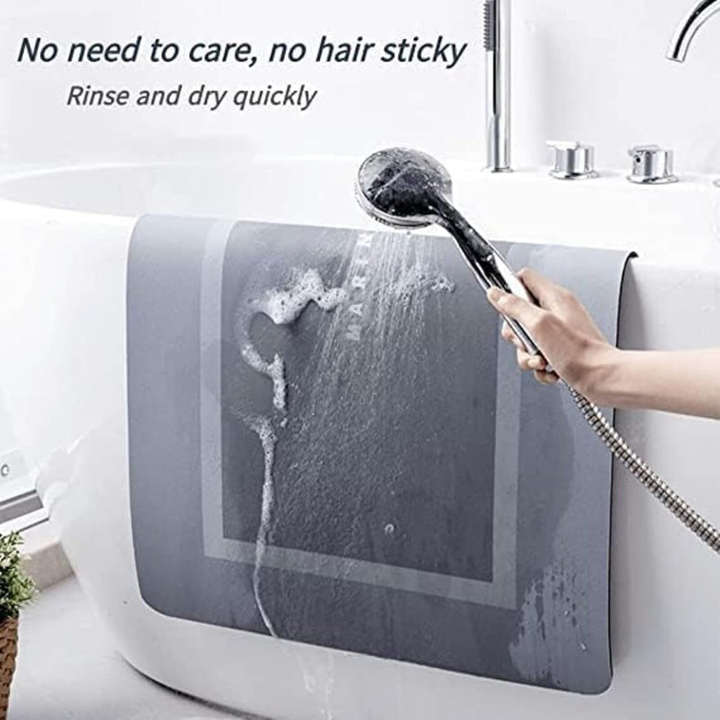 Best Quality Quick-Dry Non-Slip Home Mat – Absorbent, Washable Square Floor Mat for Bathroom, Kitchen &amp; Entryway - Random Color