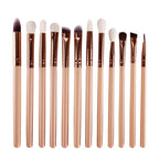 Make Up Eye Brushes Set, Lover Bar 15pcs Makeup Brush- with Travel Organizer  with pouch(random color)