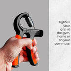 Hand Grip Strengthener Adjustable Resistance Wrist Strengthener Forearm Gripper Hand Workout Strength Trainer (Random colour)