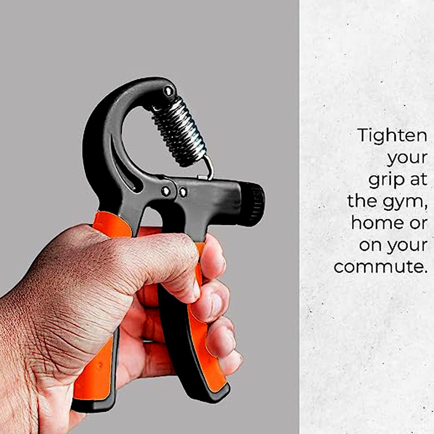 Hand Grip Strengthener Adjustable Resistance Wrist Strengthener Forearm Gripper Hand Workout Strength Trainer (Random colour)