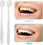 Soft Tooth Brush - Micro Nano Tooth Brush for Sensitive Gums Toothbrush with Extra Soft Floss (Random Color)