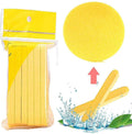 (12 Pcs)Compressed Facial Sponge Face Cleansing Sponge (random color)