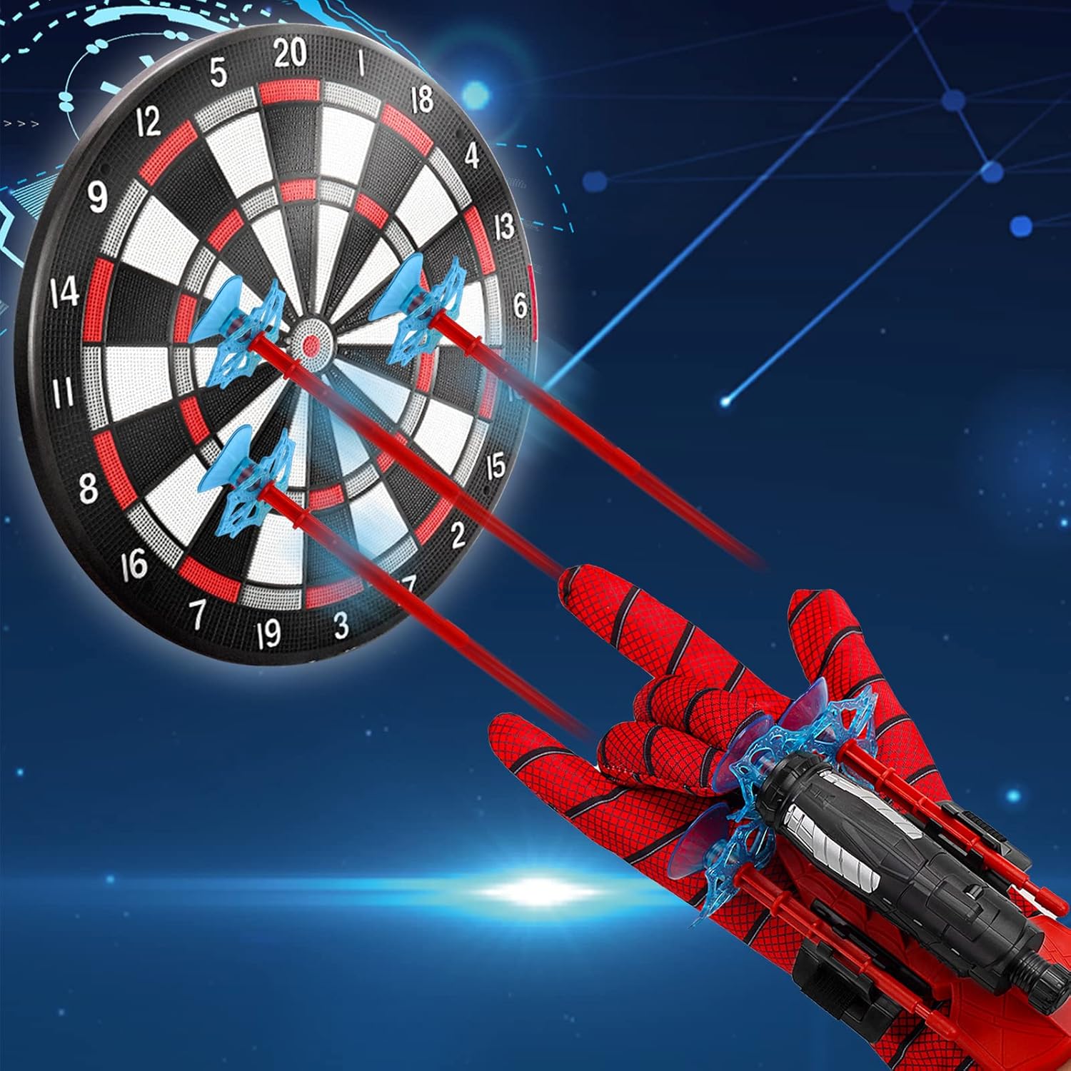 Spider-Man wrist Shooter ,transmitter  Set for Kids - Multicolour