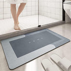 Best Quality Quick-Dry Non-Slip Home Mat – Absorbent, Washable Square Floor Mat for Bathroom, Kitchen &amp; Entryway - Random Color