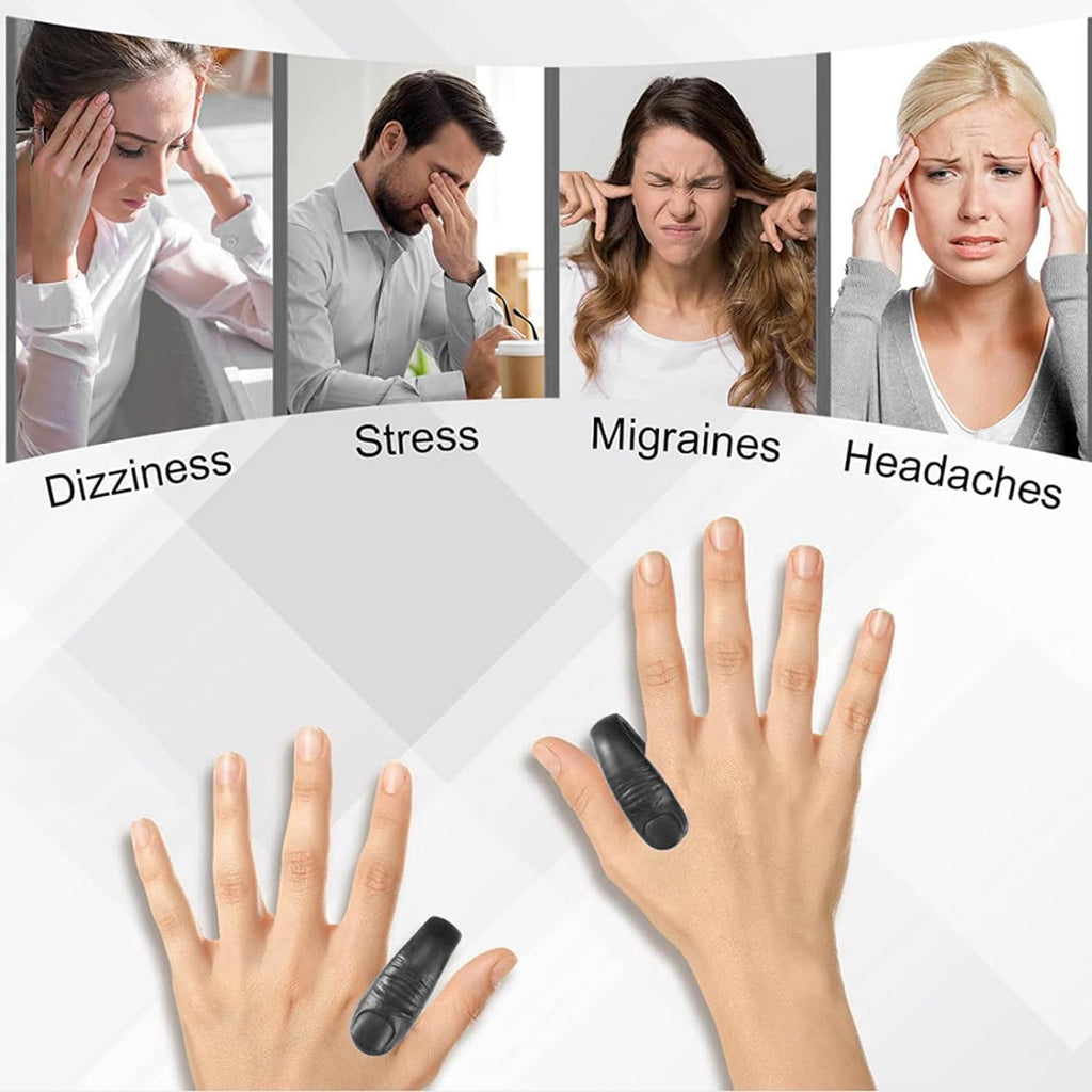 Original Sugar Control LI4 Acupressure Point Clip – Natural Migraine, Stress &amp; BP Relief | Insulin Stimulation &amp; Weight Management (Random Color)