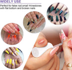 Nail Glue Strong Glue for Nail Polish, Soft Adhesive Nails, No Damage to Nails and Cuticles