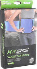Waist Support Slimming Adjustable Belt For Both Men And Women fits for all (Blue )