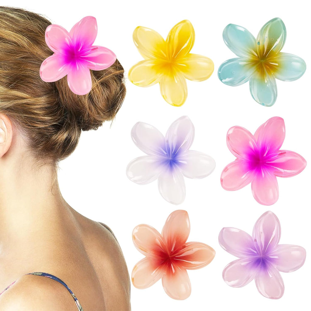 1 Pc - Flower Hair Clip Colorful Hair Band For girls &amp; Women