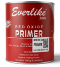 Everlike Red Oxide Primer 0.91 Liter – Anti Rust Metal & Wood Primer for Strong Base Coating