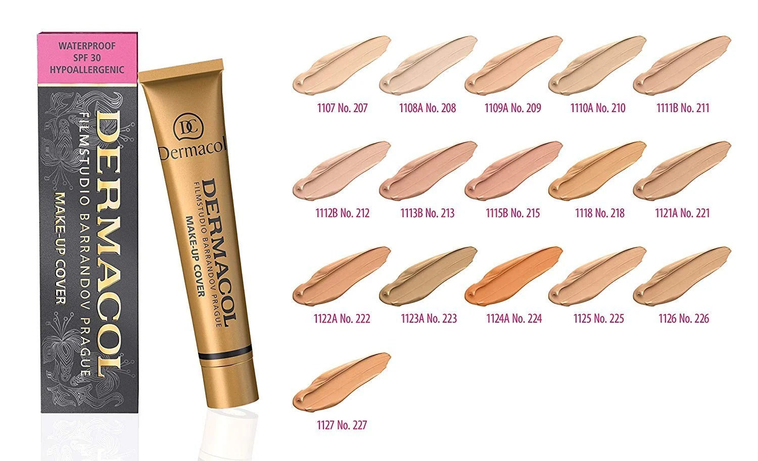 Dermacol Makeup Cover Foundation | Best Quality Makeup Cover Foundation - 30g - Waterproof Foundation - F11 Shade
