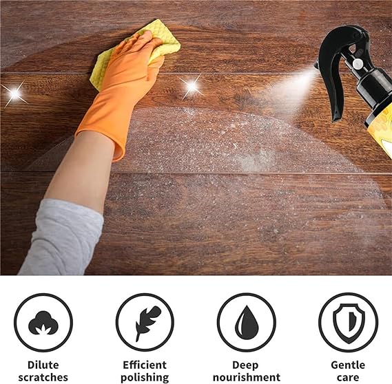 A Fresh deal Beewax spray  (120ml)  + Beewax 85g(wax) + sponge Beeswax Furniture Polish and Cleaner