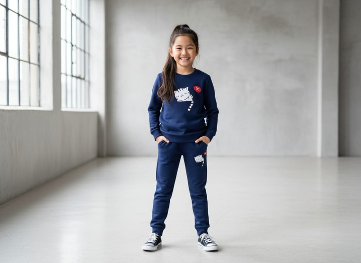 Sweatshirt & Pajama Trouser Tracksuit for Kids | Winter Warm Fleece Clothing Set Outfit for Boys & Girls – Cozy & Stylish | FOR BABY AND KIDS