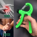 Simple Adjustable Hand Gripper Strengthener – Wrist &amp; Forearm Workout Trainer - Random Color