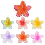 1 Pc - Flower Hair Clip Colorful Hair Band For girls &amp; Women