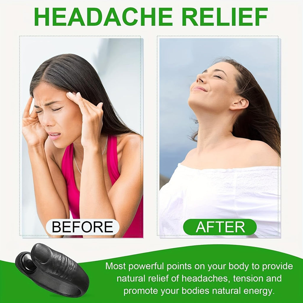 1 Pc Sugar Control LI4 Acupressure Point Clip Wearable – Headache Relief, Supporting Acupressure Relaxation, Stress Relief, Tension Relief and Hand Clip Migraine Pressure Point Clip