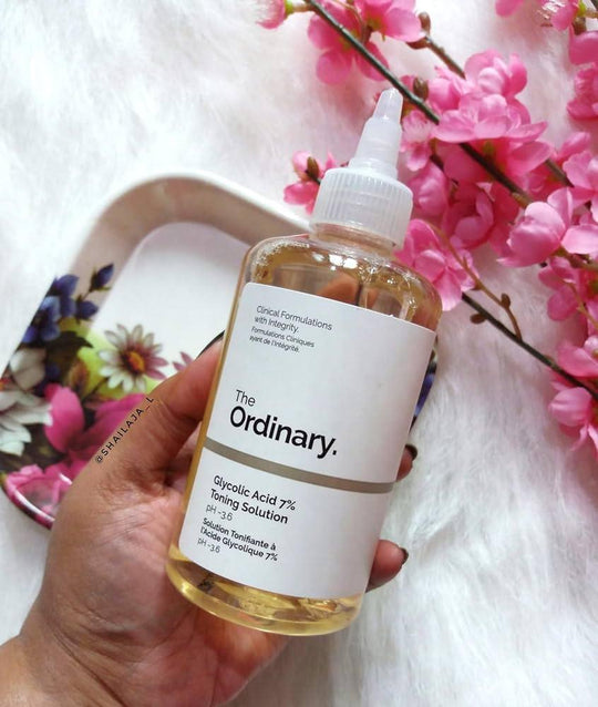 The Ordinary Glycolic Acid 7% Toning Solution – Exfoliating Face Toner for Radiant Skin, Removes Dead Skin Cells, Brightens &amp; Smoothens, 240ml