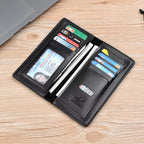 Kangaroo Long Bifold Wallet with RFID Protection – Slim Stylish Wallet for Men & Women