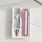 2 in 1 Electric Eyebrow Trimmer – Rechargeable, Painless Hair Removal for Women (Random Color)