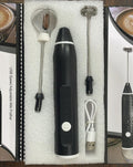 Rechargeable Coffee Beater (Big Box) | 2-in-1 Coffee & Egg Beater | 3-Speed Electric Frother & Mixer