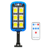 Solar Street COB Light With Sensor ZB-150B | Motion Sensor Security Streetlight for Parking Lot  Remote Control (Random color)