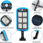 Solar Street COB Light With Sensor ZB-150B | Motion Sensor Security Streetlight for Parking Lot  Remote Control (Random color)