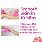 Meeoow Club 10 Min Painless Body Wax Orange Hair Removal Powder for Women