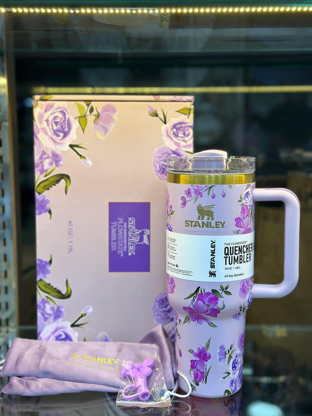 Stanley x LoveShackFancy Quencher H2.0 FlowState™ Tumbler – 40oz Limited Edition Collector’s Set
