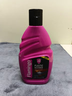 Flamingo Plastic Restorer 300ML – Nano Technology Trim Reviver for Faded Exterior Plastic | Long-Lasting Shine & Protection