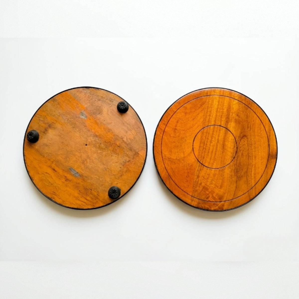 White & Brown Wooden Patra Board – Roti, Chapati & Paratha Making Base
