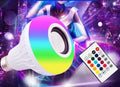 Smart LED RGB White 12W Bluetooth Speaker Bulb with Color Changing Light, Remote & App Control