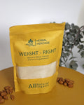Weight-Right Natural Mass Gainer by Herbal Heritage | Herbal Formula for Healthy Weight Gain (80g)