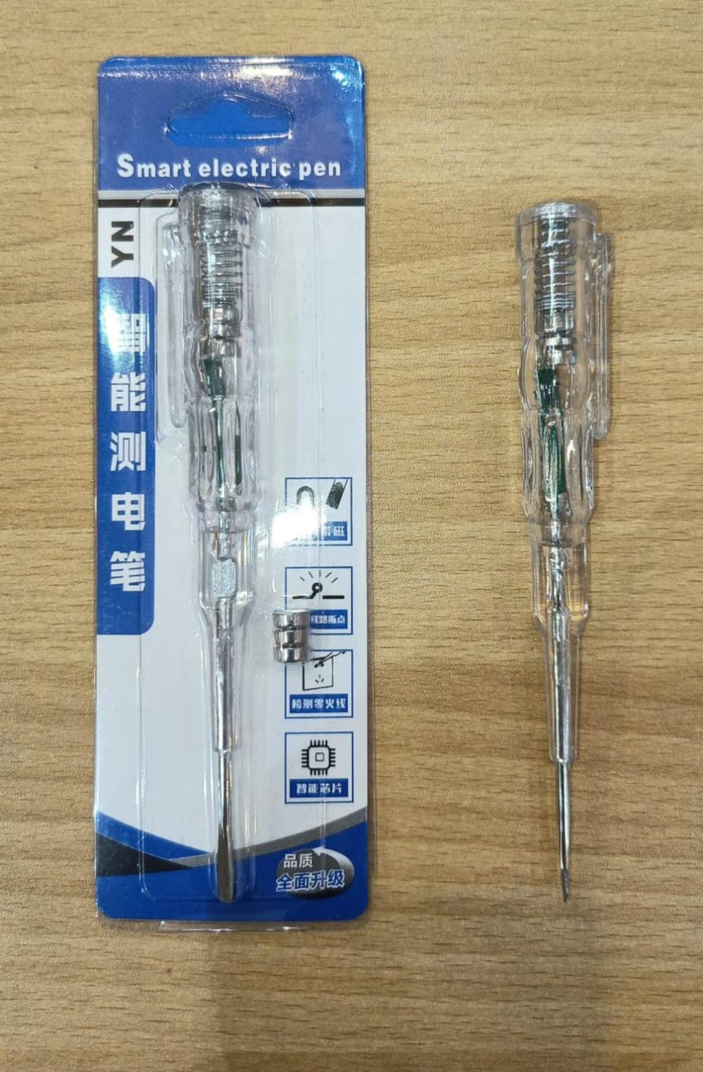 Smart Electric Voltage Tester Pen with Screwdriver Function | AC/DC Circuit Tester with LED Indicator