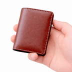 WAGLOK Korean Style Compact PU Leather Wallet for Men & Women – Slim Short Card Holder with Cash Compartment