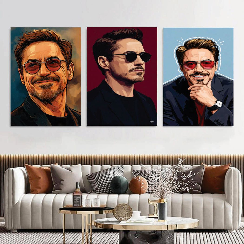 Set of 3 Premium Wall Art Photo Tiles – Modern Home Decor Sets 8x11