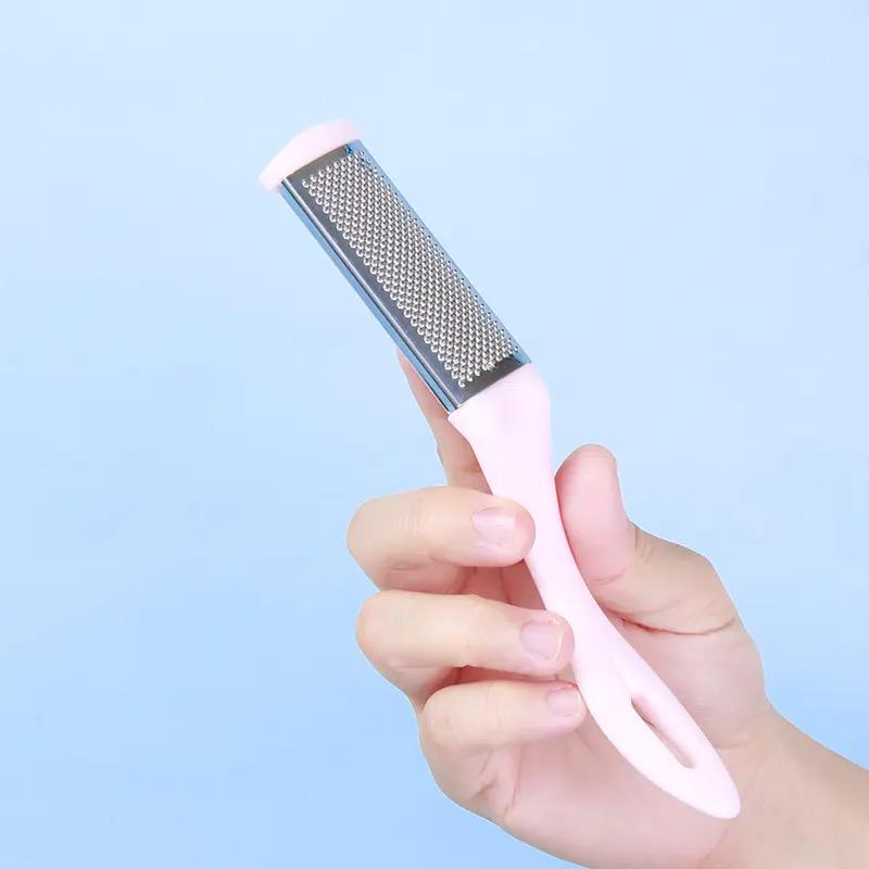 2 in 1 Latest Hot Sale Foot File Pedicure Professional Foot Rasp Hard Skin Remover Tool and Nails   ( Random color)