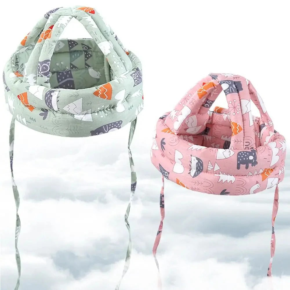 Child Head Protection Cap – Adjustable Safety Helmet for Toddlers (Random color)