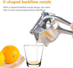 Stainless Steel Lemon & Orange Clip Handheld Fruit Juicer – Manual Citrus Squeezer for Kitchen Use