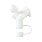 Silicone Bow Stopper Compatible with 40oz Tumbler | Reusable Spill-Resistant Straw Cover | Random Color