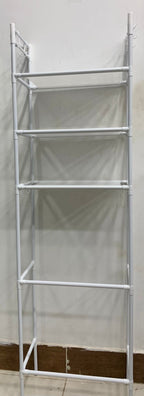 Multi-Layer Bathroom Storage Rack | Space-Saving Toilet Organizer | Strong Carbon Steel Shelf For Towels & Toiletries